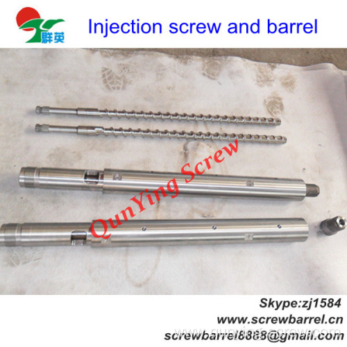 Bimetallic Barrel Screw Pvc For Injection Moulding Machine 